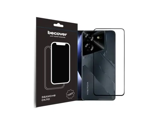 Скло захисне BeCover Tecno POVA 5 (LH7n) Black (710031)