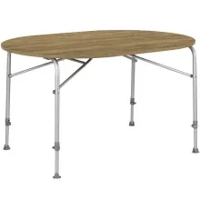 Туристичний стіл Bo-Camp Feather Овальний 130 x 90 cm Коричневий (1404466)