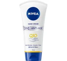 Крем для рук Nivea 3 в 1 Антивіковий Q10 75 мл (6001051004188)