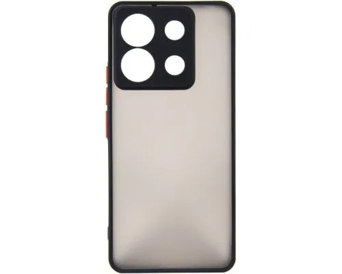 Чохол до мобільного телефона Dengos Matte Xiaomi Redmi Note 13 Pro 5G (black) (DG-TPU-MATT-142)