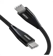 Дата кабель USB-C to USB-C 1.2m USB4.Gen 3 40 Gbps 240W Choetech (XCC-1040)