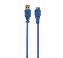 Дата кабель USB 3.0 AM to Micro 5P 0.5m Cablexpert (CCP-mUSB3-AMBM-0.5M)