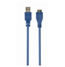 Дата кабель USB 3.0 AM to Micro 5P 0.5m Cablexpert (CCP-mUSB3-AMBM-0.5M)