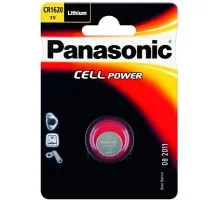 Батарейка Panasonic CR 1620 * 1 LITHIUM (CR-1620EL/1B)