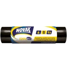 Пакеты для мусора Novax черные 120 л 10 шт. (4823058307343)