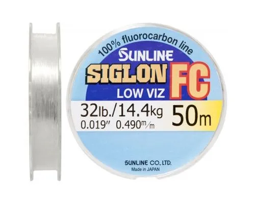 Флюорокарбон Sunline SIG-FC 50м 0.490мм 14.4кг поводковый (1658.01.47)