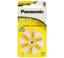 Батарейка Panasonic PR10 / PR230 (1.4V) * 6 (PR-230/6LB)