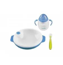 Набір дитячого посуду Nuvita 6м+ Голубой 3 предмета (NV1491Blue)