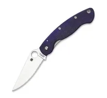 Ніж Spyderco Military, S110V, синий (C36GPDBL)