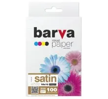 Фотопапір Barva 10x15, 255 g/m2, PROFI, 100арк, satin (V255-267)