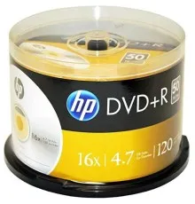 Диск DVD HP DVD+R 4.7GB 16X 50шт Spindle (69319/DRE00026-3)