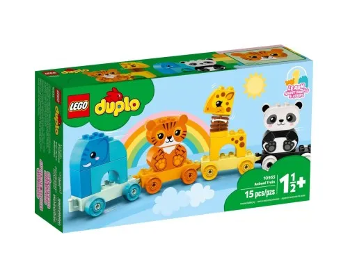 Конструктор LEGO DUPLO My First Поезд с животными 15 деталей (10955)