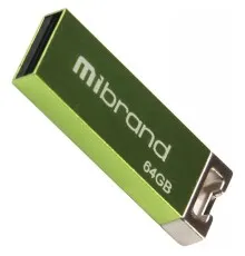 USB флеш накопичувач Mibrand 64GB Сhameleon Light Green USB 2.0 (MI2.0/CH64U6LG)
