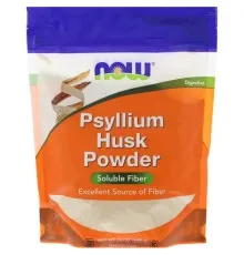 Травы Now Foods Подорожник, порошок из шелухи семян, Psyllium Husk Powder, (NOW-05978)