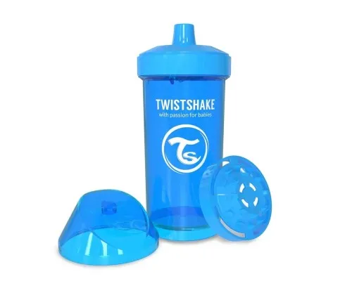 Поильник-непроливайка Twistshake 12+ голубой, 360 мл (78069)