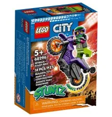 Конструктор LEGO City Stuntz Акробатический трюковый мотоцикл 14 деталей (60296)