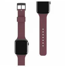 Ремінець до смарт-годинника UAG [U] для Apple Watch 44/42 [U] Dot Silicone, Aubergine (19249K314747)