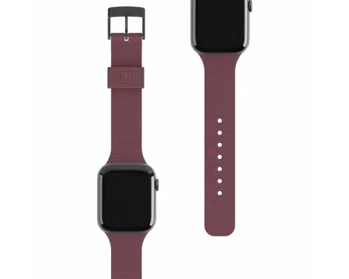 Ремінець до смарт-годинника UAG [U] для Apple Watch 44/42 [U] Dot Silicone, Aubergine (19249K314747)