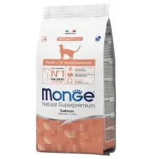 Сухий корм для кішок Monge Cat Adult з лососем 10 кг (8009470056298)
