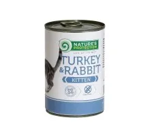 Консерви для котів Nature's Protection Kitten Turkey & Rabbit 400 г (KIK24634)