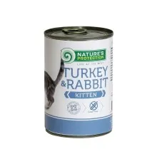 Консервы для кошек Nature's Protection Kitten Turkey & Rabbit 400 г (KIK24634)