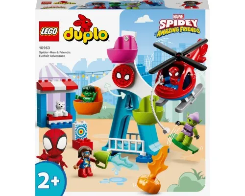 Конструктор LEGO DUPLO Super Heroes Людина-Павук і друзі: Пригоди на ярмарку 41 деталь (10963)