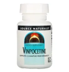 Трави Source Naturals Вінпоцетин, 10 мг, Vinpocetine, 60 таблеток (SN1398)