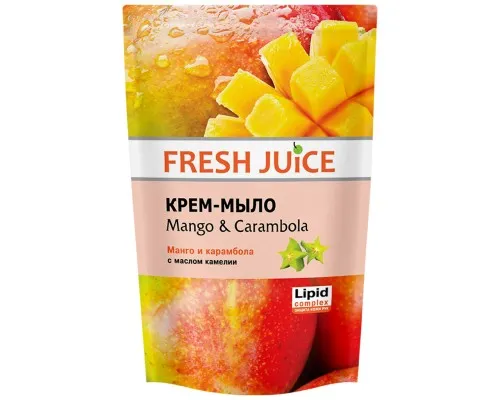 Рідке мило Fresh Juice Mango & Carambola дой-пак 460 мл (4823015923364)