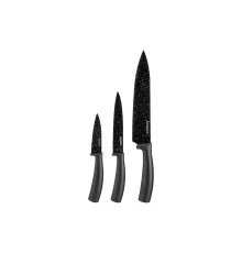 Набор ножей Ardesto Black Mars 3 шт Bkack (AR2103BB)