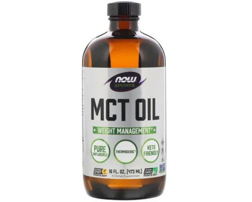 Травы Now Foods Масло МСТ, MCT Oil, Без Вкуса, 473 мл (NOW-02211)