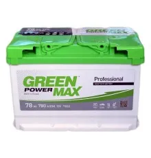 Аккумулятор автомобильный GREEN POWER MAX 78Ah (+/-) (780EN) (26093)