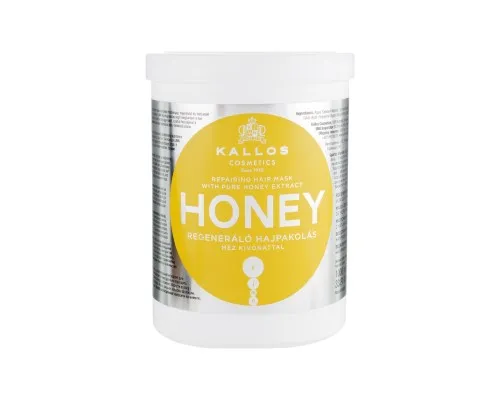 Маска для волосся Kallos Cosmetics Honey Відновлювальна з екстрактом меду 1000 мл (5998889516192)