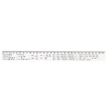 Лінійка Economix 30 см тригонометричні формули, друкована (E81330-05)