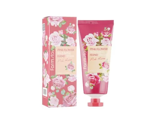 Крем для рук FarmStay Pink Flower Blooming Hand Cream Pink Rose 100 мл (8809338560154)