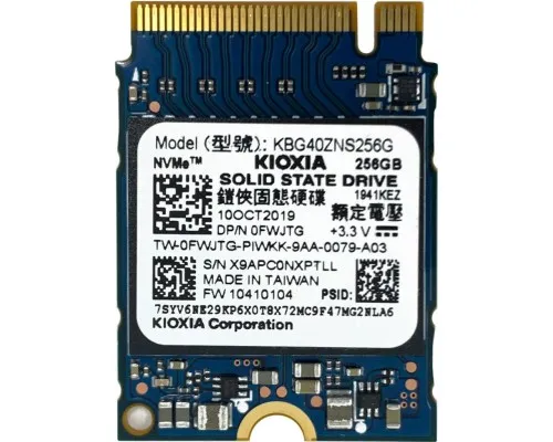 Накопичувач SSD M.2 2230 256GB Kioxia (KBG40ZNS256G)