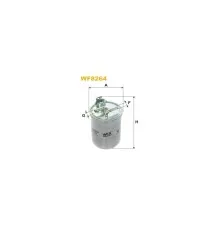 Фільтр паливний Wixfiltron WF8264