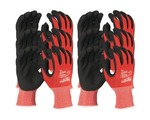 Захисні рукавички Milwaukee з опором порізам 1 рівня, 10/XL, 12 пар (4932471616)