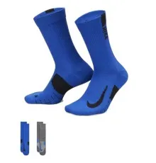 Шкарпетки Nike U NK MLTPLIER CRW 2PR - 144 SX7557-937 34-38 2 пари Синій/Сірий (196153841352)