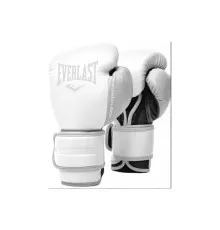 Боксерские перчатки Everlast Powerlock Boxing Gloves 870311-70-3 білий 8 oz (009283608361)