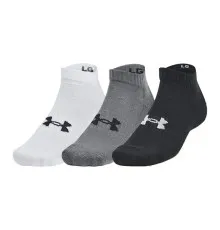 Шкарпетки Under Armour 1361574-003 Core Low Cut 3 пари чорний, сірий, білий MD (194513976683)