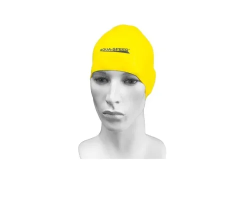 Шапка для плавания Aqua Speed Racer 123-18 2113 жовтий Уні OSFM (5908217621139)