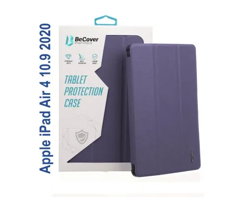 Чохол до планшета BeCover Tri Fold Hard Apple iPad Air 4 10.9 2020/2021 Purple (706862) (706862)