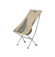 Кресло складное Naturehike YL06 Alu Folding Moon Chair NH18Y060-Z Бежеве (6927595753538)