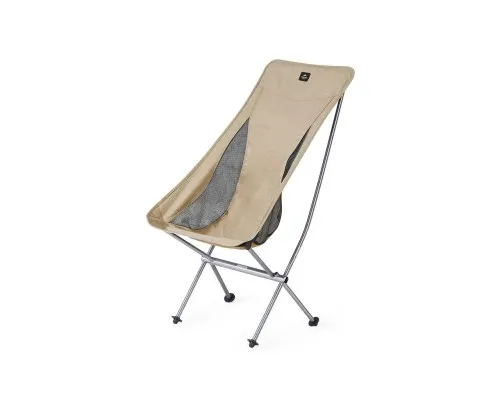 Крісло складане Naturehike YL06 Alu Folding Moon Chair NH18Y060-Z Бежеве (6927595753538)