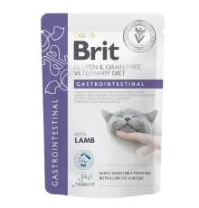 Влажный корм для кошек Brit GF VetDiets Gastrointestinal с ягненком 85 г (8595602566686)