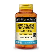 Вітамінно-мінеральний комплекс Mason Natural Глюкозамін та Хондроїтин 1500/1200, Glucosamine Chondroitin, (MAV13035)
