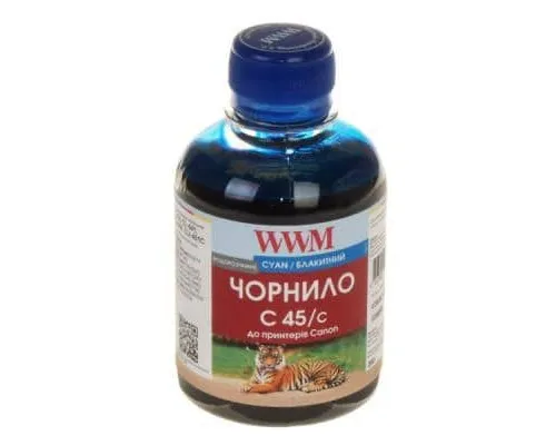 Чорнило WWM CANON CL441/446/CLI-451C Cyan (C45/C)
