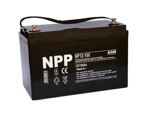 Батарея до ДБЖ NPP 12В 100 Ач (NP12-100)