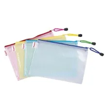 Папка на блискавці Axent А4, transparent, assorted colors (1406-00-А)