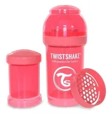 Бутылочка для кормления Twistshake антиколиковая 180 мл, персиковая (24 874)